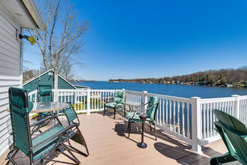 Waterfront Wolcott Vacation Rental with Deck and Views