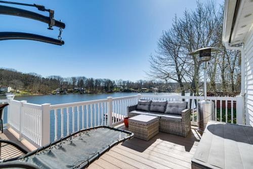 Waterfront Wolcott Vacation Rental with Deck and Views