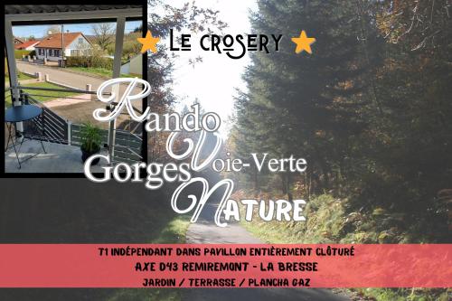 LE CROSERY Clim Rando Ski Gorges Voie Verte - Location saisonnière - Thiéfosse