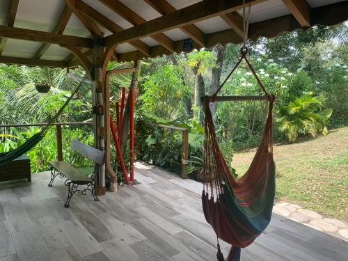 Les ilets caraibes vue mer in Bouillante