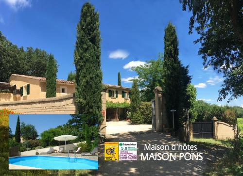 Studio Terrasse Piscine Uzes Pont du Gard - Location saisonnière - Pougnadoresse