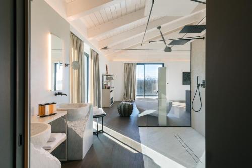 淋浴間, Le Cattedrali Relais by Laqua Collection in 阿斯蒂