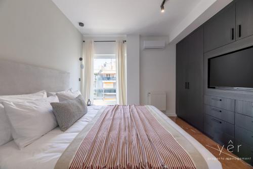 Luxury Flat w/2Bath - Private Parking @Pasalimani, Pireus (fotografie 11)