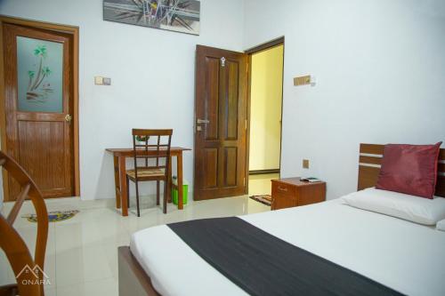 1 double bed