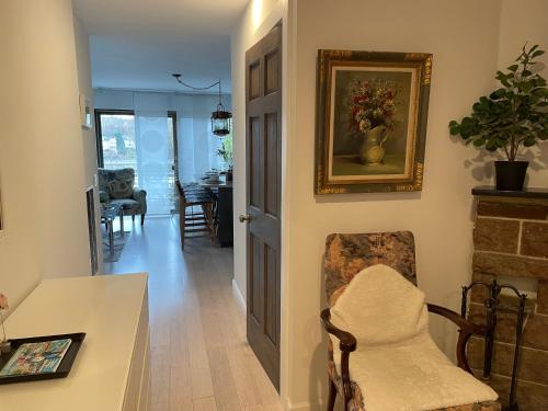 One bedroom with modern kitchen, balcony with water view One bedroom with modern kitchen, balcony with water view