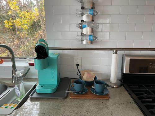 One bedroom with modern kitchen, balcony with water view One bedroom with modern kitchen, balcony with water view