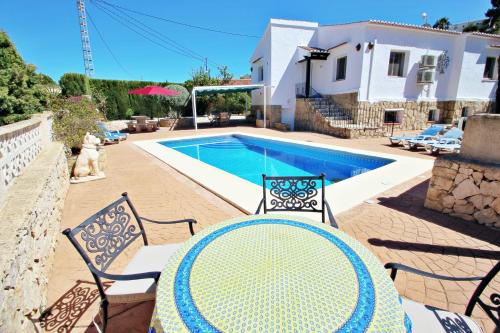 Mama - villa with stunning views & pri. pool in Benissa