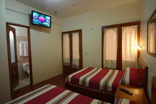 Double Room with Two Double Beds room in Hotel Oaxaca Mágico