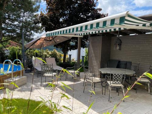 花园, Ruhiges Studio in der Villa Musica mit privatem Sitzplatz & Gemeinschaftspool in 伦茨堡