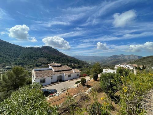 Exterior view, Casa Dali Spacious Hilltop Villa with Sea Views near Denia medium term stay in Monte Pego