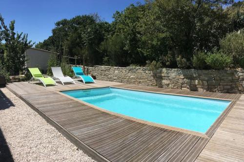 Villa avec piscine dans la garrigue entre Narbonne et Méditerranée