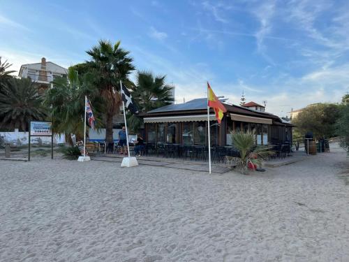 餐廳, Casa Barta 200m od moře (The three bedrooms Casa Barta - 300m from the beach with a beatiful see view from the terrace and pr) in 聖胡安德羅斯特羅斯