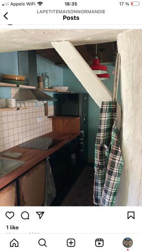 virtuve, la petite maison Normandie in Saint-Cyr-du-Bailleul