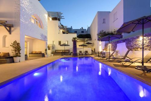 Unterkunft von außen, Vammos Luxury Residences in Paros