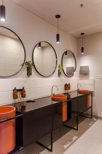 Fürdőszoba, My pod Capsule Boutique Airport near Ministro Pistarini nemzetközi repülőtér