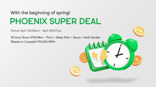 [PhoenixSuper Deal] Suite + Benefits for 2(Water Park+Sauna+Herbnara Admission) + 30hours stay on weekdays(Mon to Thu)