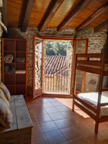 Erkély/terasz, El Refugi in Arboli