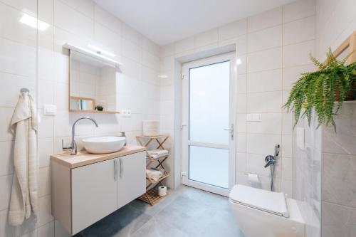 Vannas istaba, Apartmán U sklepů (Apartman U sklepu) in Hovorany