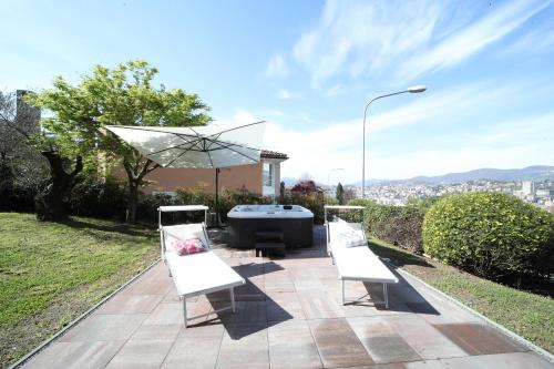 Balkon/terasa, Villa Vanessa in Lugano