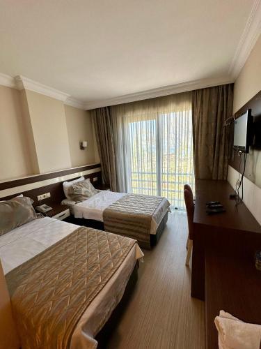 Koplietošanas atpūtas telpa ar TV, Hotel Avci in Bulancak
