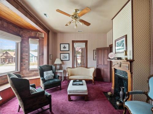 The Red Brick House in Leadville, USA