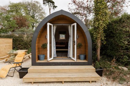 The Downs Stables Glamping Pod Theos Charm gîte à louer Cissbury Ring