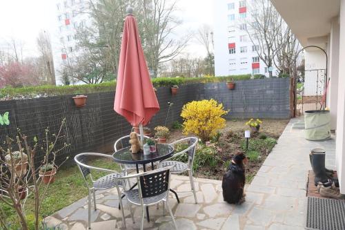 Grand F4 avec double jardin - Location saisonnière - Chilly-Mazarin