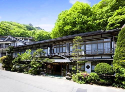 Exterior view, Mogamiya Ryokan in Shiroishi