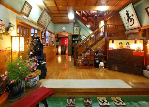 Entrance, Mogamiya Ryokan in Shiroishi