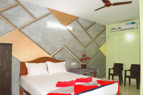 1 double bed