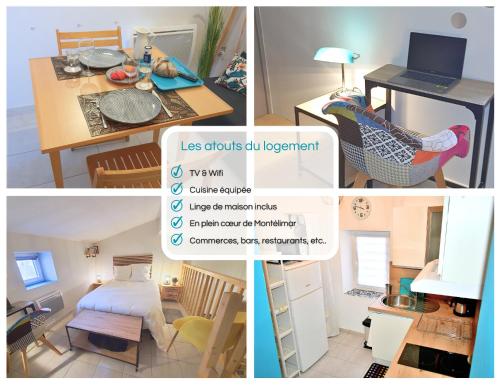 ღ Le cocon Montilien - Confortable T2 avec Wifi, Montélimar