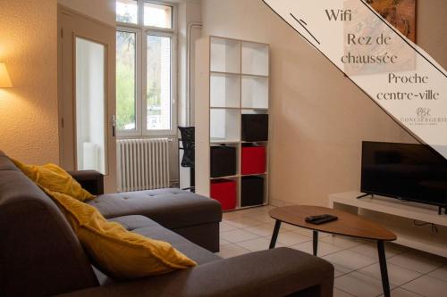 Le Mélanie - Wifi - Rez de chaussée - Proche centre ville - Location saisonnière - Mende