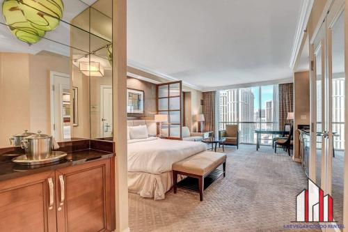 MGM Signature-21-609 Strip View Jacuzzi Studio, Las Vegas (fotografie 6)