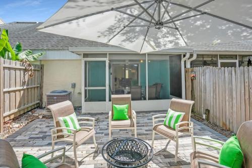 Sapphire Skies! Sweet Beach Condo Steps from the Sand and Surf