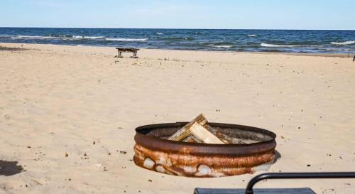 Beach Club of Oscoda Beach House on Lake Huron in Oscoda, USA