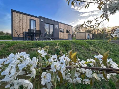 Holiday home with terrace and lake view