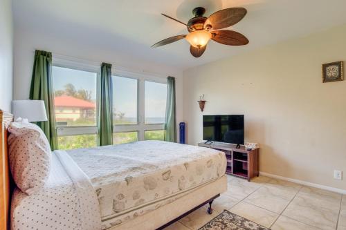 Oceanfront Keaau Gem: Ocean & Sunrise Views, Pool - Tap to explore photos