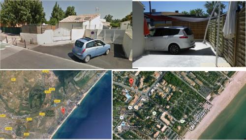 MARSEILLAN PLAGE - PETITE VILLA CLIMATISEE - 6 pers - 250m de la plage - Location saisonnière - Marseillan