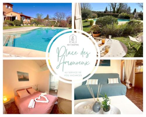 Maison, terrasse, piscine, idéale pour amoureux - Location saisonnière - Montauroux