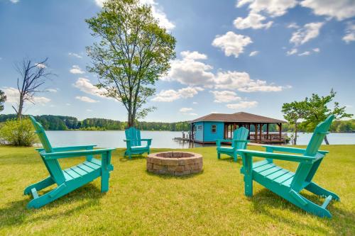 Waterfront Lake Gaston Home with Private Dock!