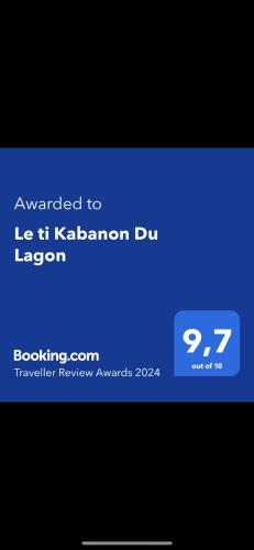 Le ti Kabanon Du Lagon 1