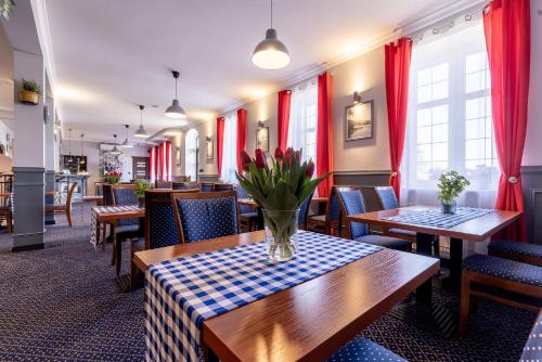 Ресторан, Hotel Diamond w Bialym Dworku in Румя