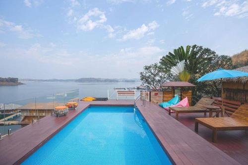 Swimming pool, Phupai Lake Resort near Huai Mae Khamin Waterfall