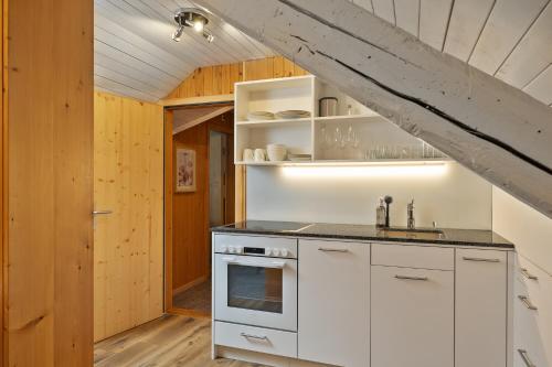 廚房, Hotel Krone by b-smart in 巴德拉加茲