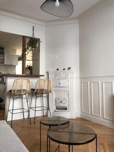 Cosy flat in Saint Ouen, Olympic Village - Location saisonnière - Saint-Ouen-sur-Seine