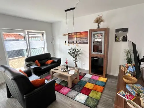 "Elstar" Meppen Ebenerdig 74 qm Carport Terrasse Neubau Free WIFI 2 Schlafzimmer bis 4 Personen Einbauküche in Meppen, Deutschland