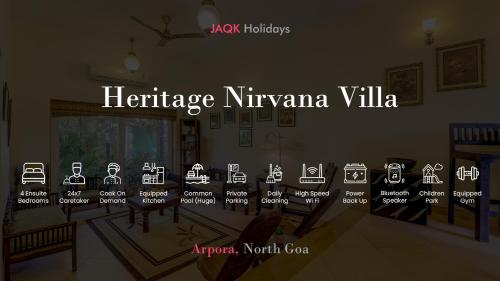 Heritage Nirvana Villa - 4BHK, Goa