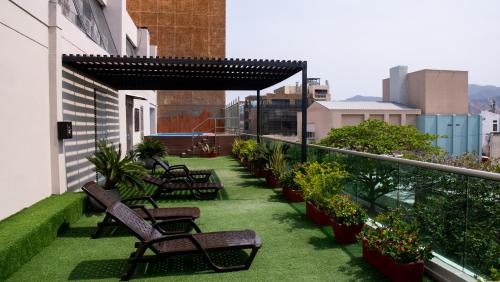 beranda/teres, Ribai Hotels Santa Marta in Santa Marta