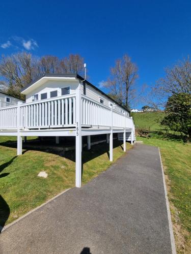 Seaside View Caravan in Polperro