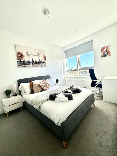 Fully Furnished 2 Bed 2 Bath City Centre Luxury Apartment - Free Parking - Pets Allowed